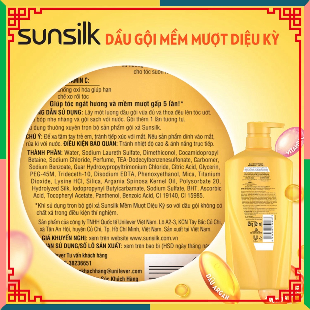 Dầu gội Sunsilk 900gr ( Đại lý Ngọc Toản)