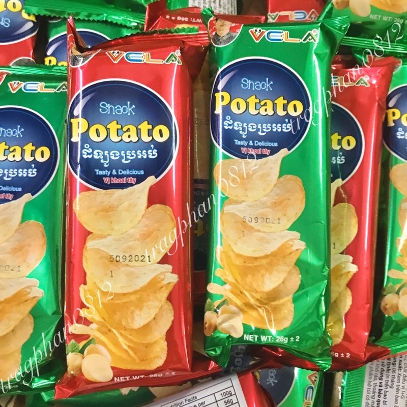 Bịch 30 Gói Snack Khoai Tây Potato