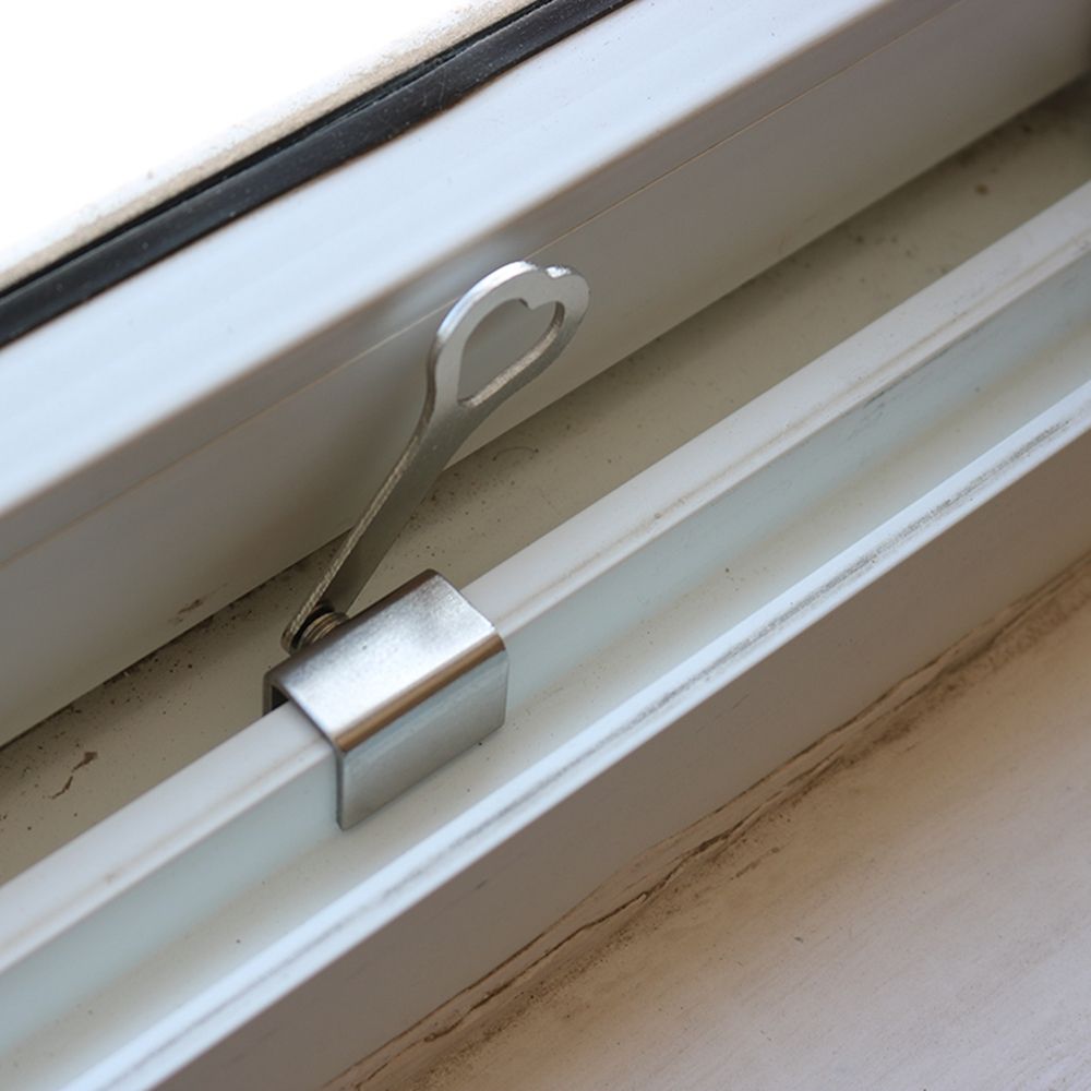 HISTO Silver With Keys Children Safety Stop Padlock Window Locks Security Lock Door Lock Window Restrictor Locks