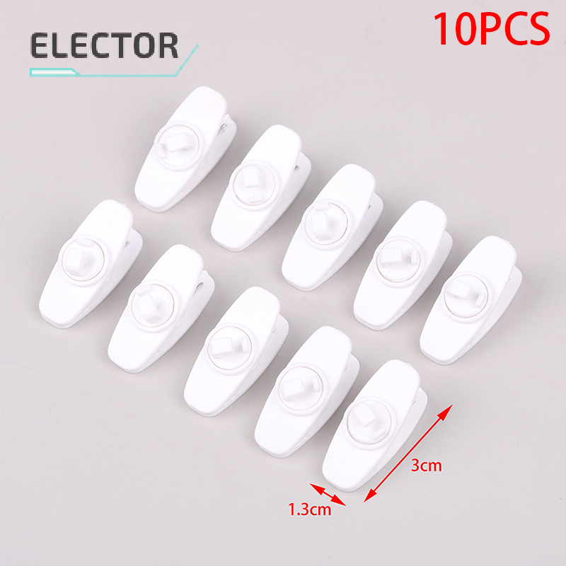 Elector 10 cái kẹp dây cáp tai nghe kẹp dây cổ áo kẹp sắp xếp