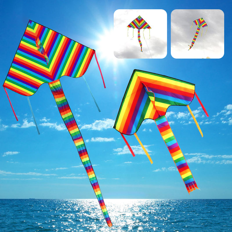 1%20Piece%20Fashion%20Easy%20Flying%20Long%20Tail%20Color%20Striped%20Kites%20New%20Design%20Rainbow%20Kite%20Flying%20Toys%20For%20Children%20Kids%20Outdoor%20Fun%20Sports%20YUEYING%20-%20Image%202