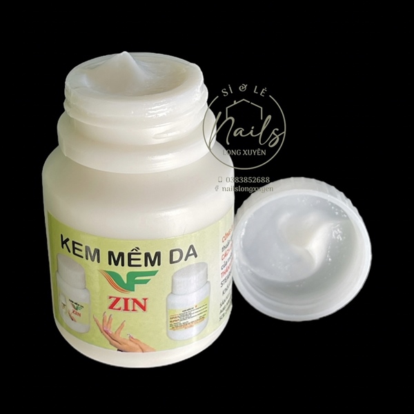 Kem mềm da Zin, kem mềm da làm móng (Hủ)
