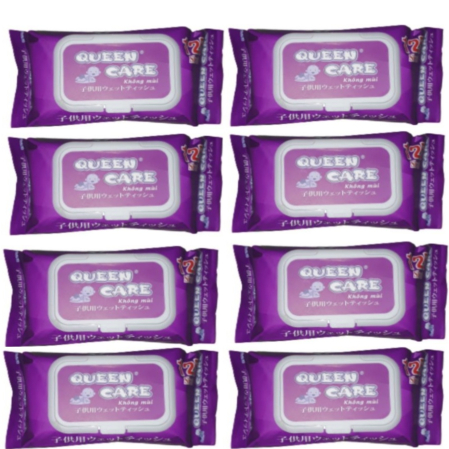 Khăn Giấy Ướt Queen Care 125 Tờ(không mùi)