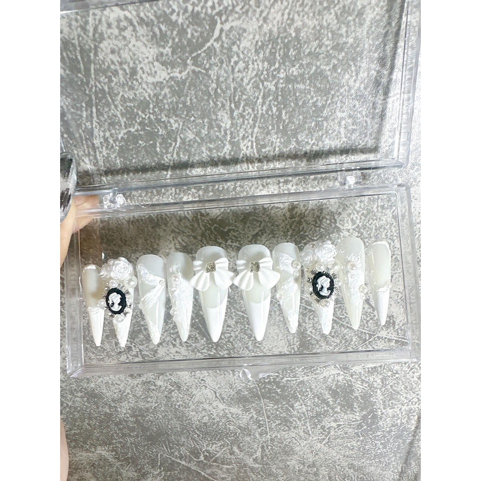 Nailsbox___thiết kế cô dâu ngày cưới mã 198