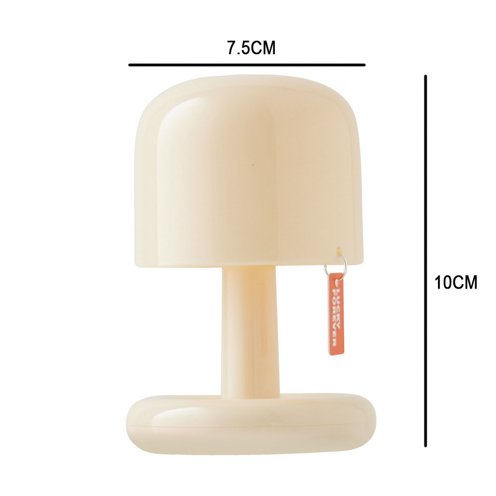 Mini Desktop Sunset Night Lamp Creative USB Rechargeable Mushroom Style Led Night Light for Coffee Bar Home Decor Bedroom.
