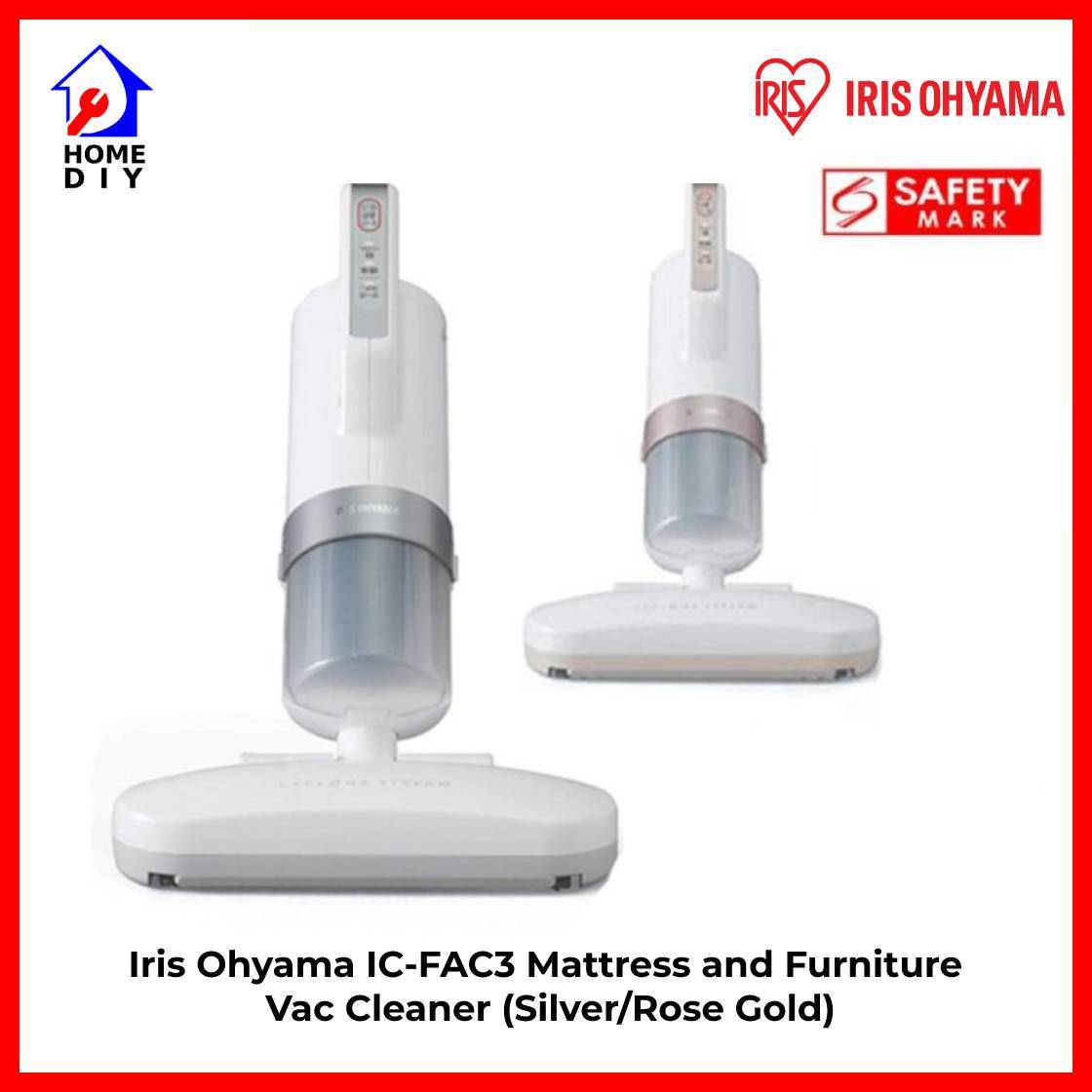 Iris Ohyama mattress Cleaner with Mite and Crepe Sensor IC-FAC3