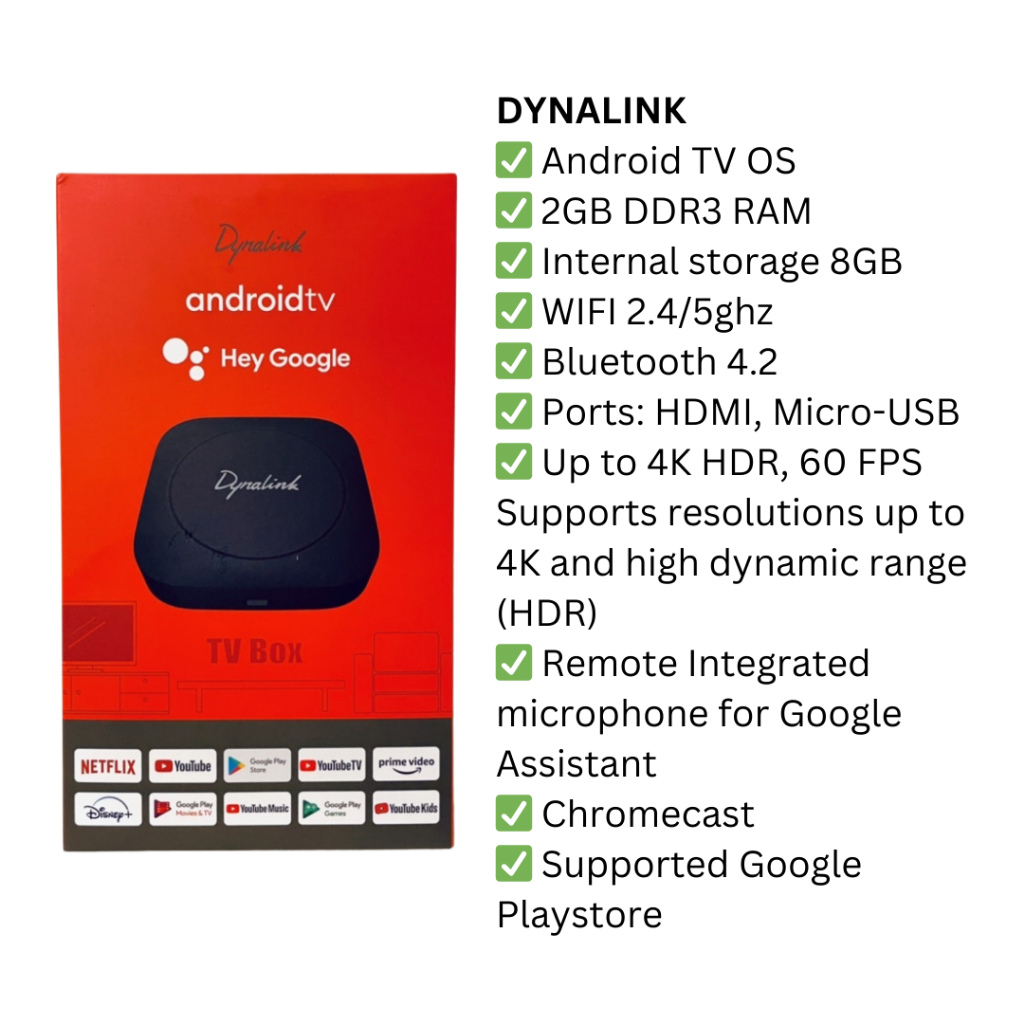 ONN 4K I TIVO STREAM 4K I DYNALINK I GOOGLE 4K-CERTIFIED ANDROID BOX ...