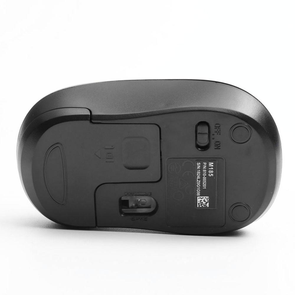 M185 Chuột không dây mini 3 nút chuột công thái học 2.4GHz với USB mini receiver chuột máy tính cho Windows/Mac OS/Linux