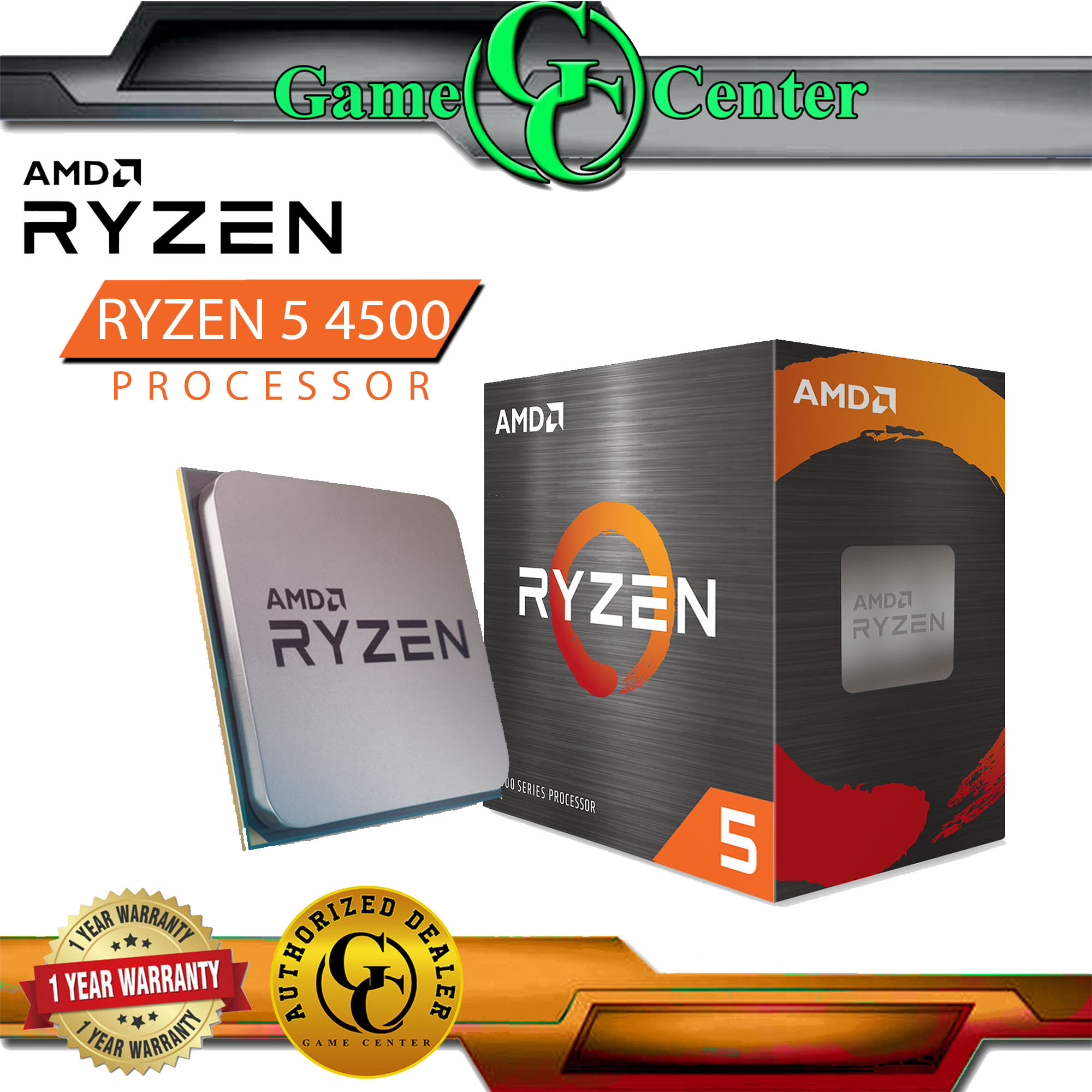 AMD Ryzen 5 4500 Desktop Processor (6 Cores/12 Threads/3.6GHz)