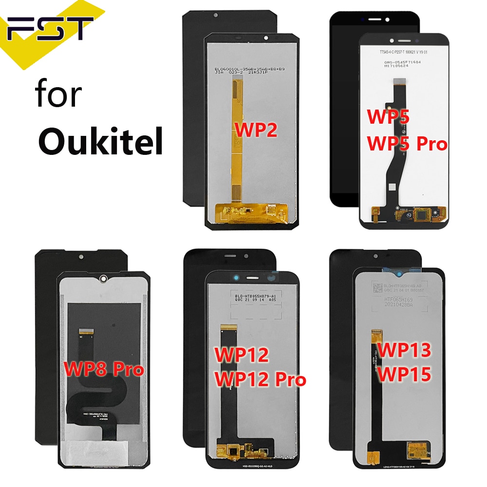 Original For Oukitel WP5 WP5 Pro LCD&Touch Screen Digitizer Display Screen  Module Accessories Assembly Replacement