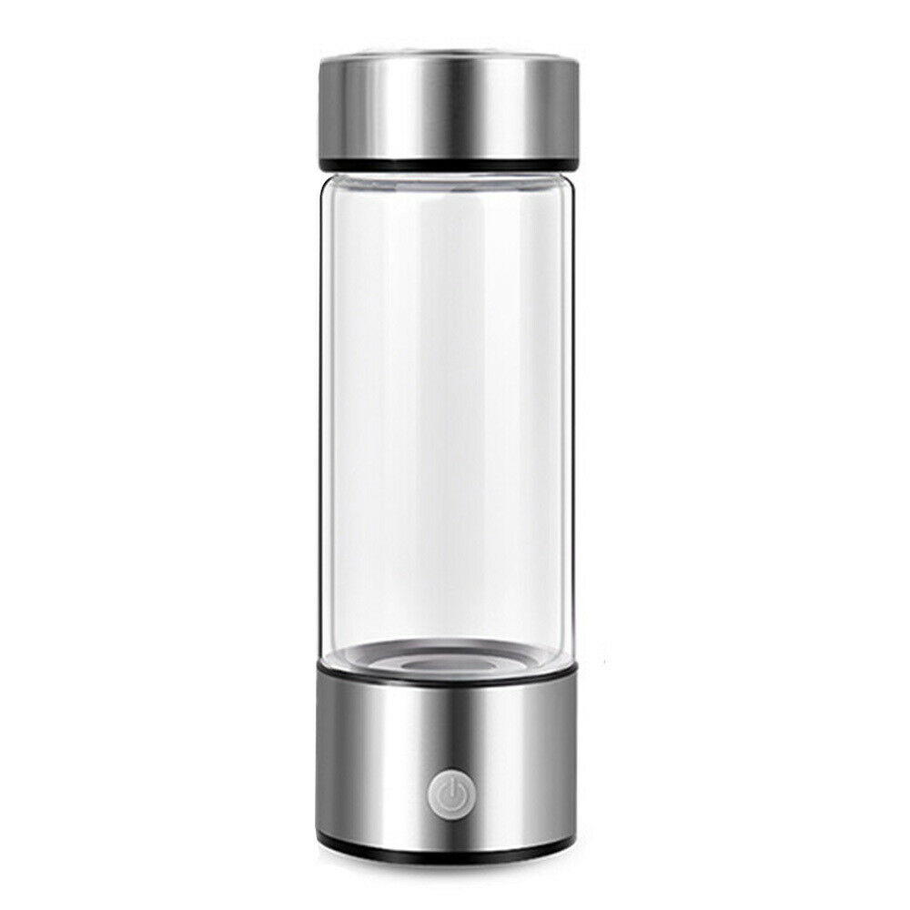 Bokali sạc USB Hydrogen Máy phát điện nước giàu Ionizer chai nước thủy tinh