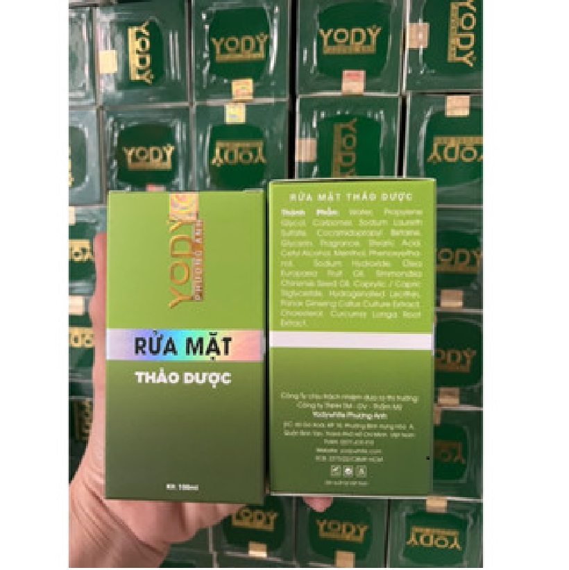 [ Bột Rửa Mặt Mẫu Mới 2023 ] Bột rửa mặt thảo dược Yody White Phương Anh
