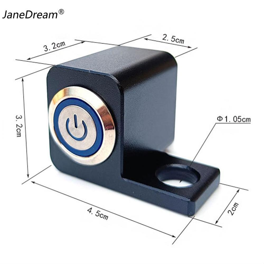 JaneDream CNC Motorcycle Switche Power Switch Handlebar Control Switch for Headlight High Low Beam Fog Light Waterproof