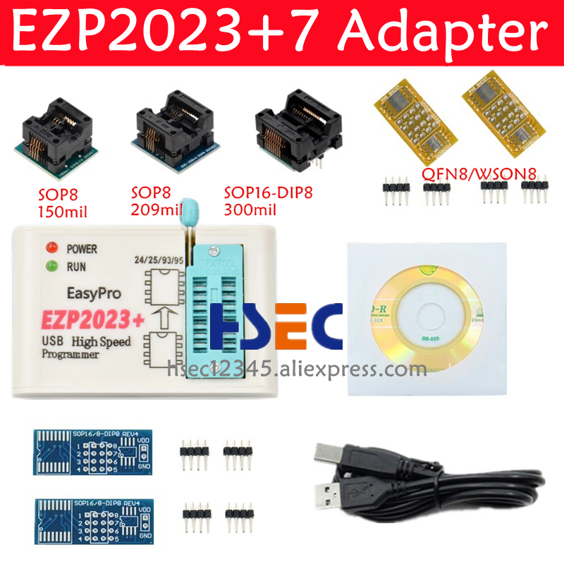【Must-Have Gadgets】 High-Speed USB SPI Programmer Supports 24, 25, 93, 95 EEPROM & Flash BIOS ChipsEZP2023.