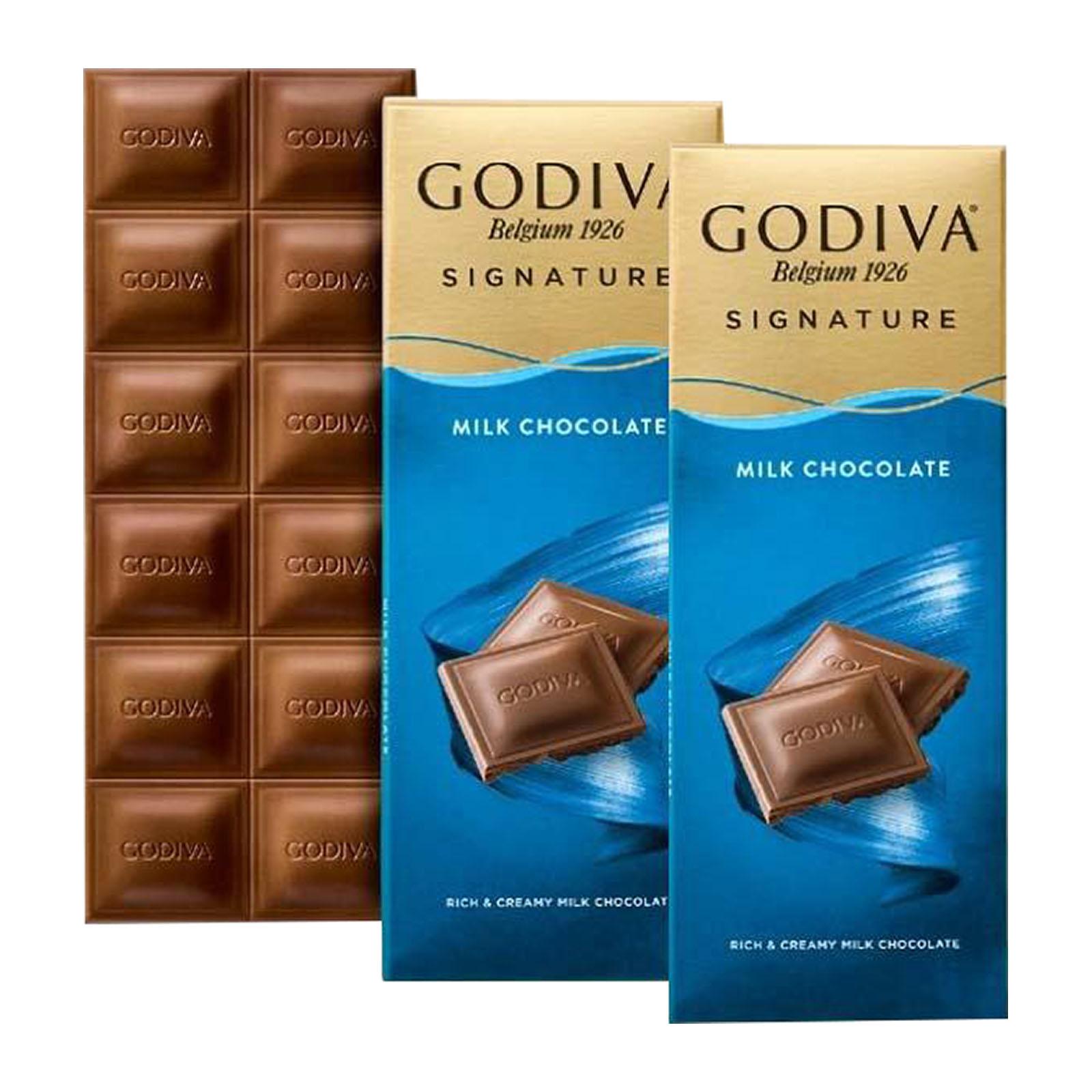 Godiva Signature Milk Chocolate Bar 90G (BUNDLE OF 2) Lazada Singapore