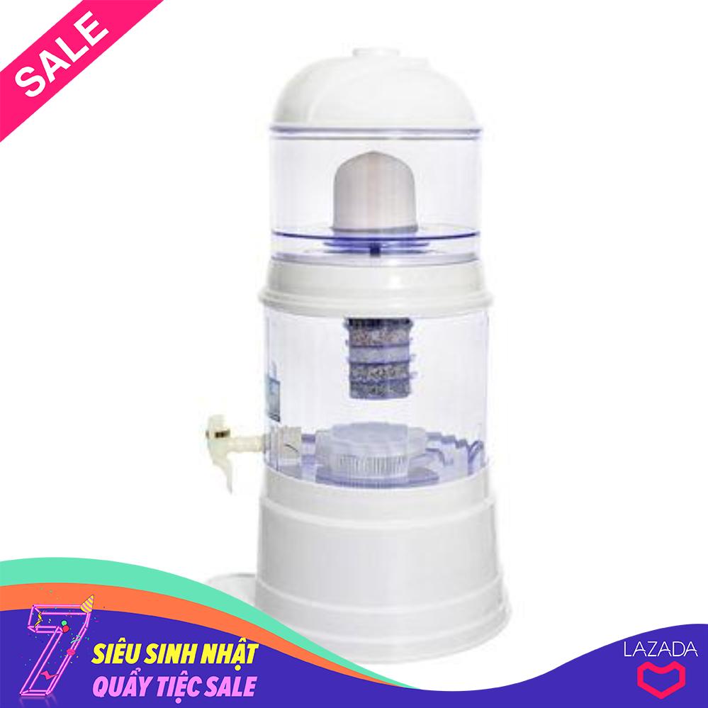 [HCM]Bình lọc nước Pa.na.kio 17L (Trắng)