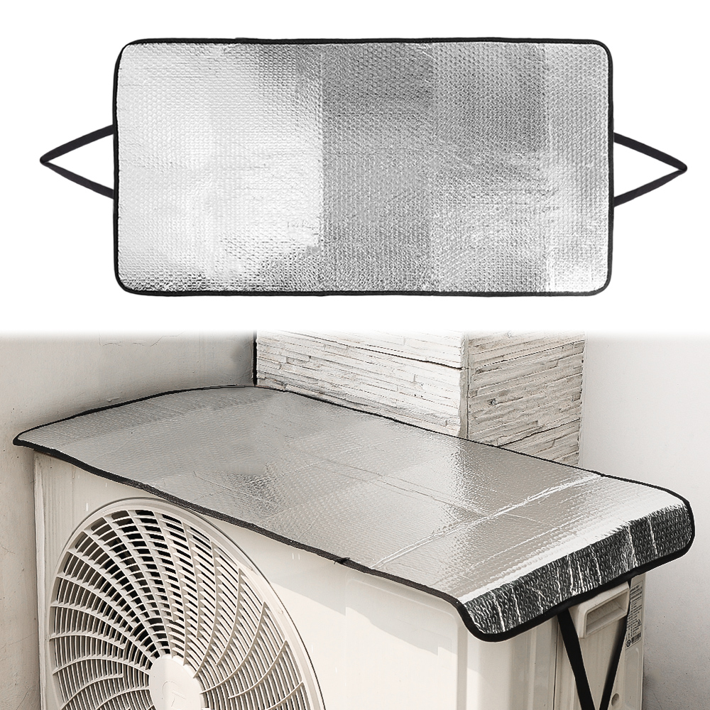 Anglebabylife Outside Air Conditioner Cover Aluminium Film Windproof