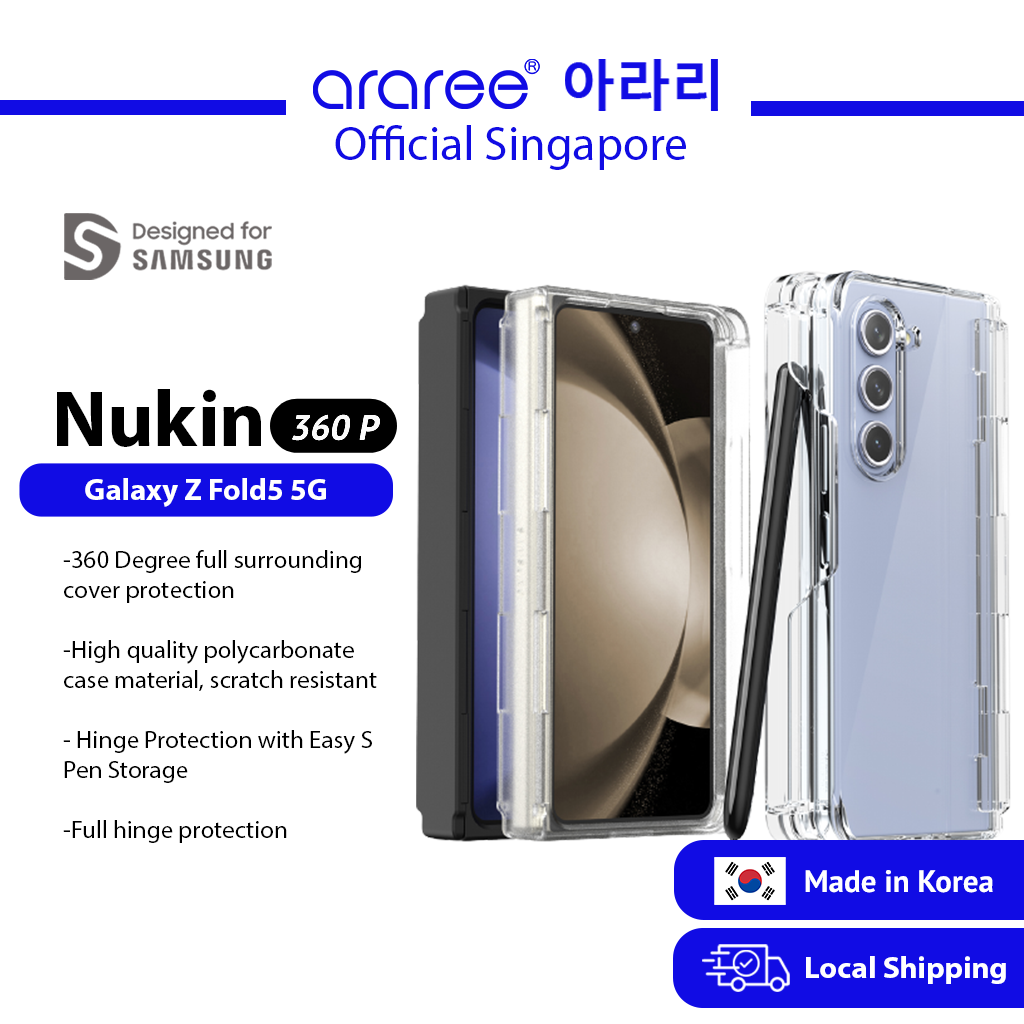 Araree Nukin P Clear Case With S Pen Holder - For Samsung