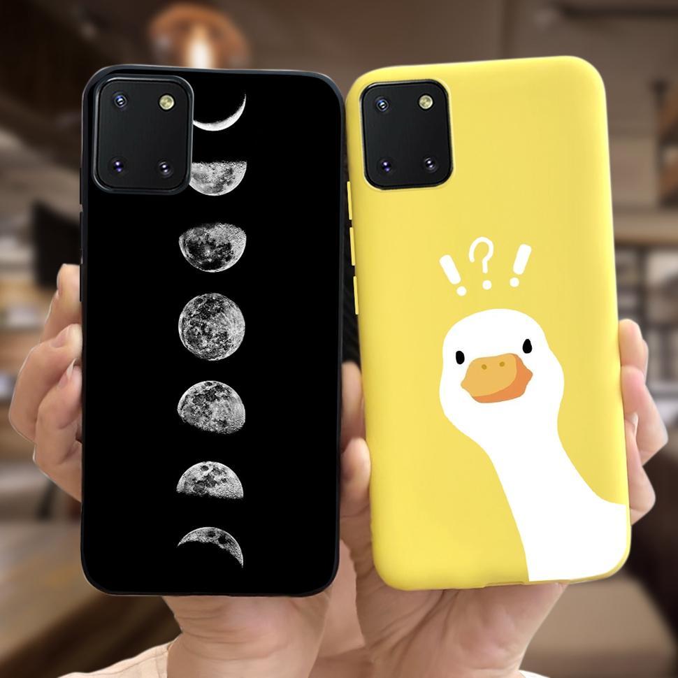 Cute Painted Phone Cases For Samsung Galaxy Note 10 Lite Case Note10 Lite Soft Slim Back Cover For Galaxy Note10 Lite Bags