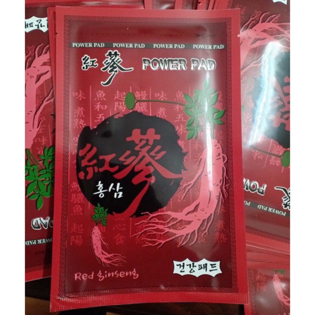 Cao Dán Hồng Sâm Power Pad Hàn Quốc [6miếng/gói]