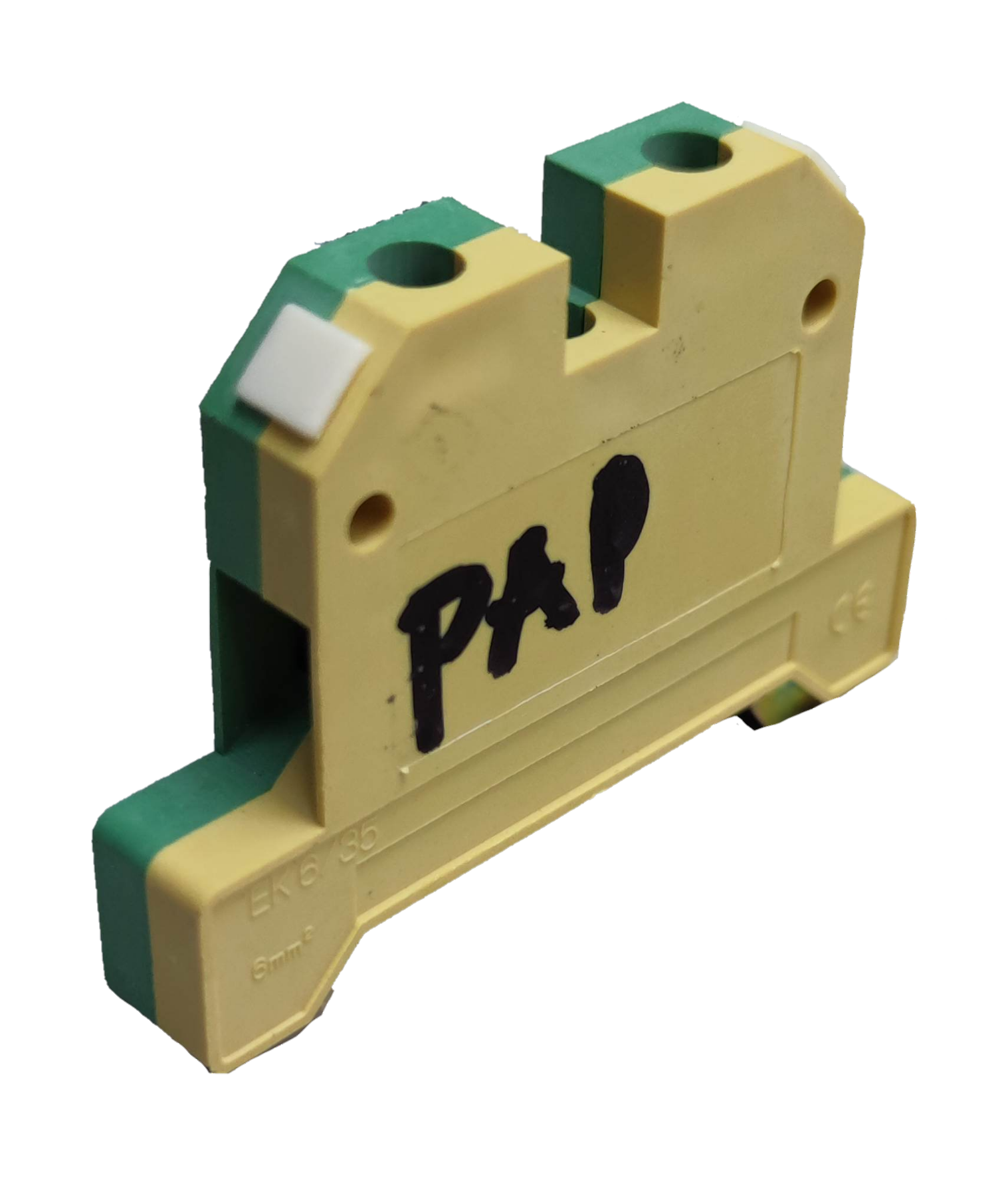 10mm Earth Terminal Block Din Rail Type AWG 8 8.0mm, 10mm Max wire Size
