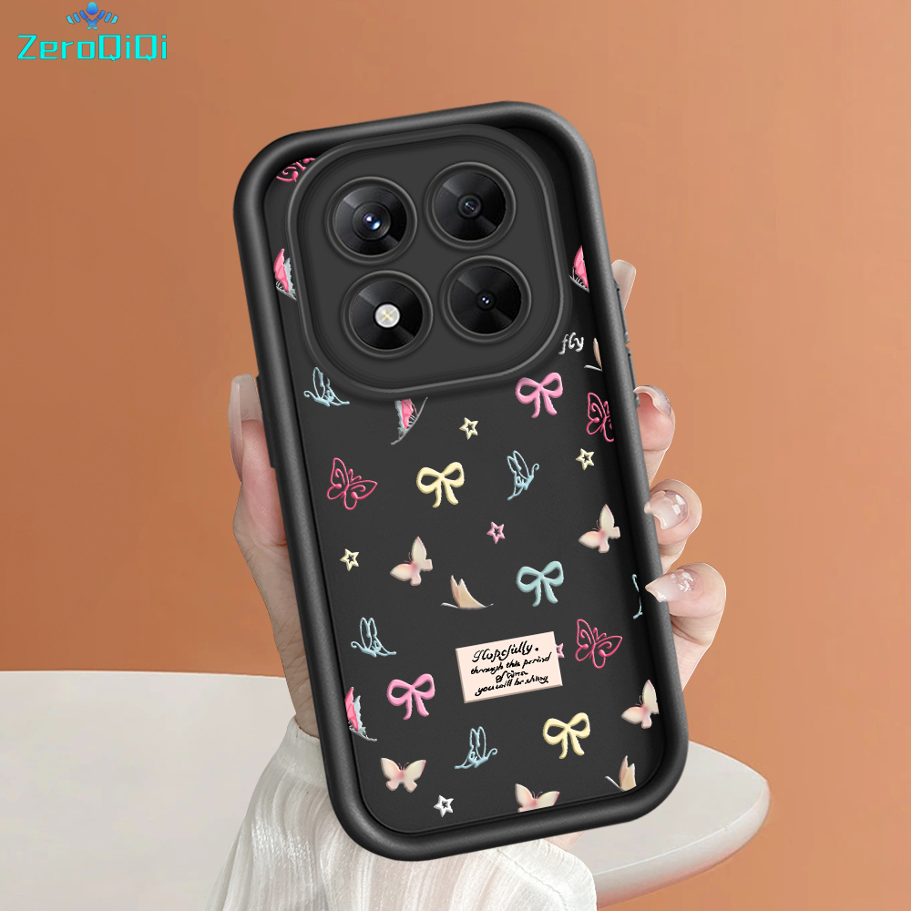 ZeroQiQi%20for%20Redmi%20Note%2014%204G%205G/Note%2014%20Pro+%205G/Turbo%204%20Poco%20X7%20Pro%20Back%20Cover%20Full%20Screen%20Color%20Bow%20Tie%20Soft%20Rubber%20Ladder%20Camera%20Protection%20Phone%20Case%20-%20Image%202