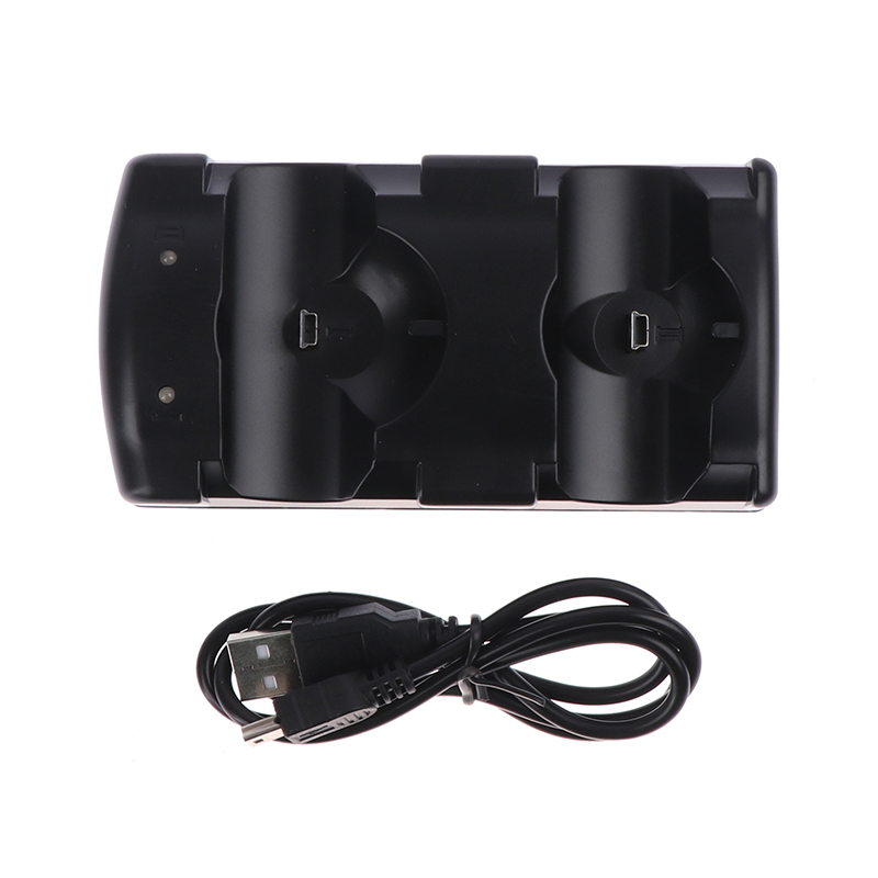 【Booming】 USB Dual Charger Station For PS3 Controller Joystick Powered Charging Dock Gampad Navigation.