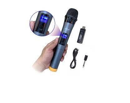 [HCM]MIC KARAOKE KHÔNG DÂY V-12 ( có lcd )