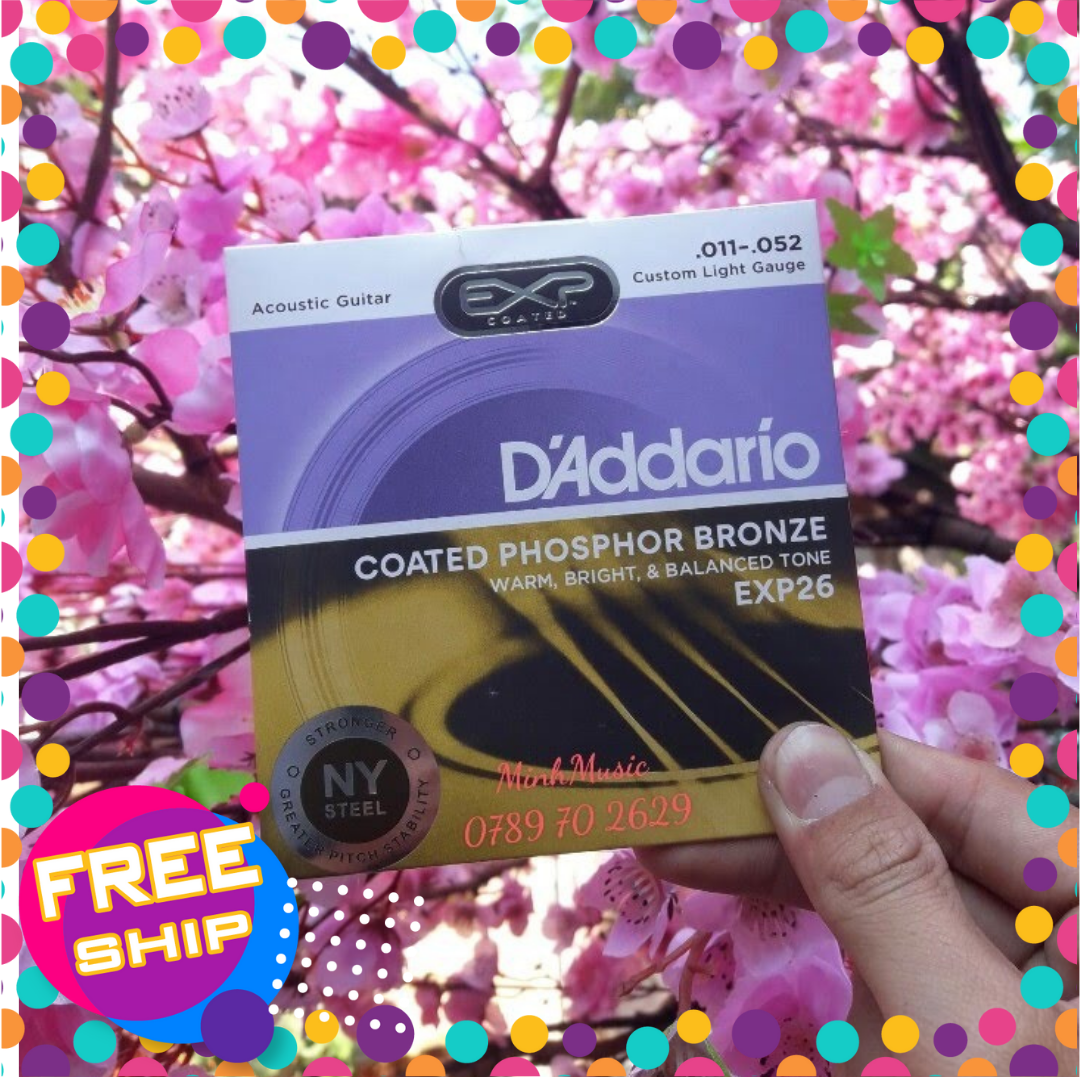 [HCM]Bộ 6 dây đàn guitar EXP 26 MMS hình thật