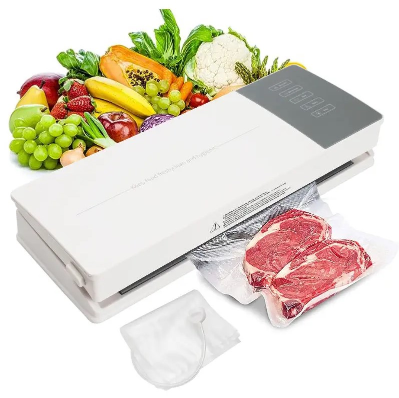 SG Vacuum Sealer Automatic Food Sealing Machine Home or Commercial Storage Preservation Dry
