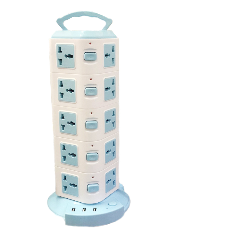 Ổ cắm điện đa năng nhiều tầng 3 cổng USB
