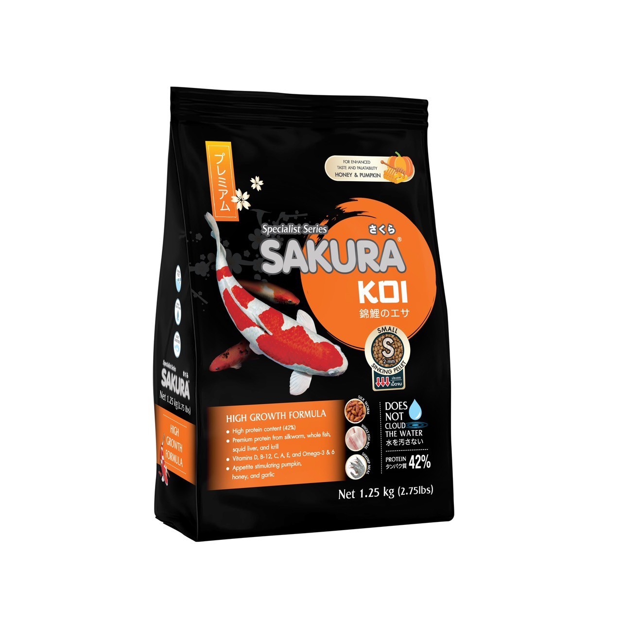 อาหารปลาคาร์ฟ Sakura Koi Growthandcolor 125g Th 0031