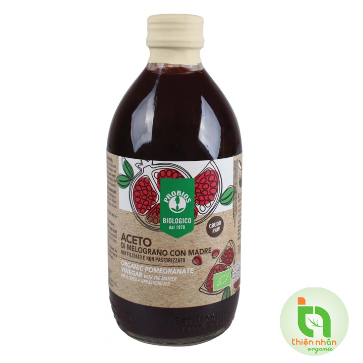 Giấm lựu hữu cơ (có giấm cái) ProBios 500ml
