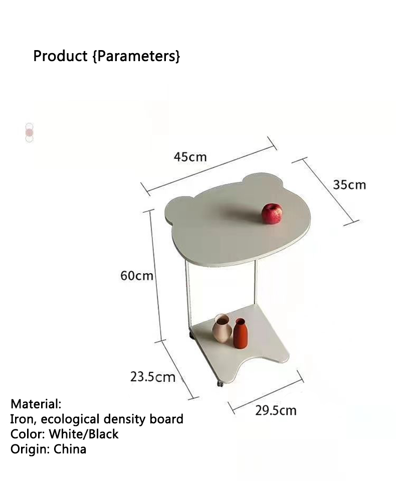 The side table panda side table is simple and modern, the bedside table is the bedside, the living room sofa is a few corners