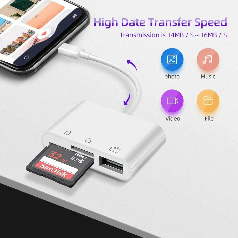 🔔 [Giao hàng nhanh]Đầu Đọc Thẻ Máy Tính Di Động Android Type-C Đầu Đọc Đĩa U Thẻ OTG/SD/TF Đa Chức Năng