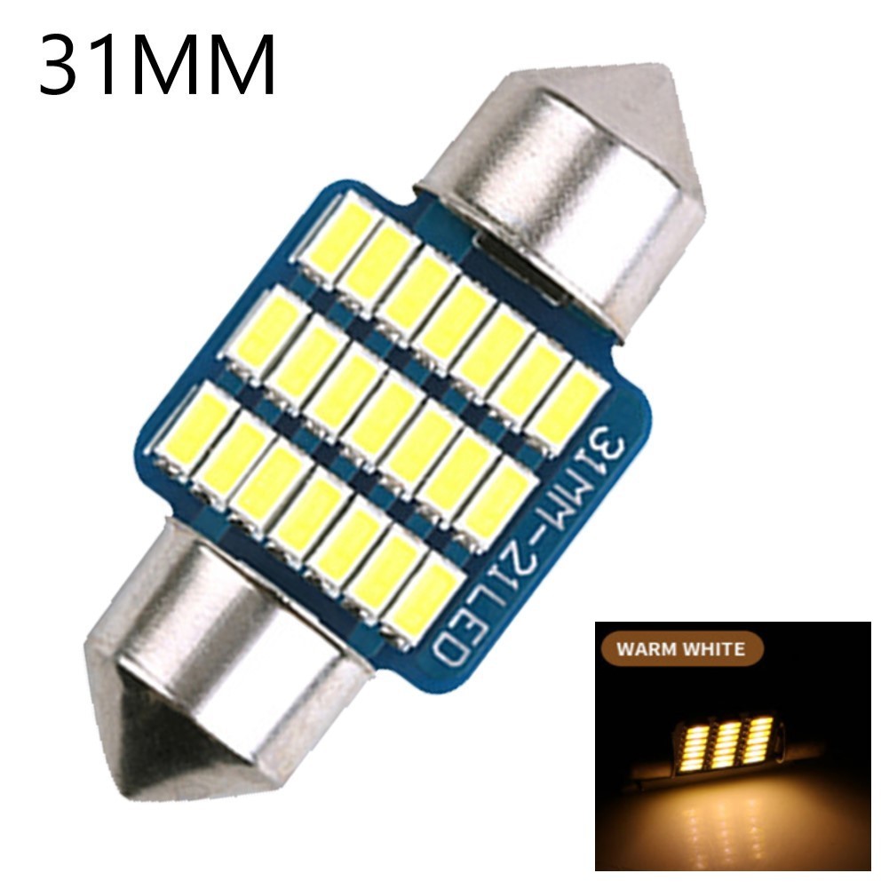 Easy to Install 31MM LED Dome Light Reading Light License Plate Light for Car