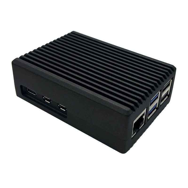 【High-quality】 Aluminum Alloy Case for Raspberry Pi 5 Black Silver Gray ...