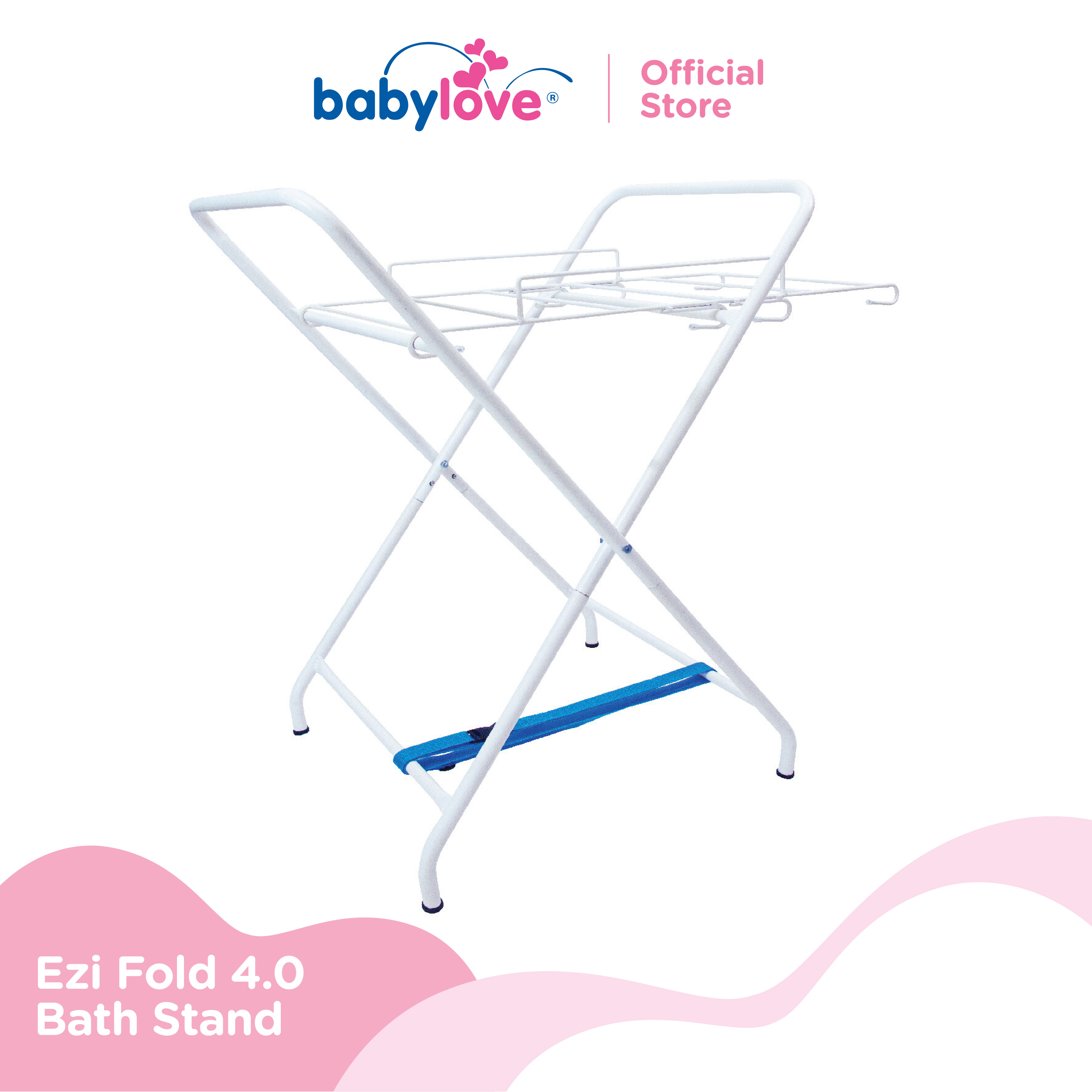 Baby fashion love bath tub stand