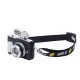 Cotton doll smiley face strap webbing glow sound camera pendant puppy simulation mini camera backpack bag. 