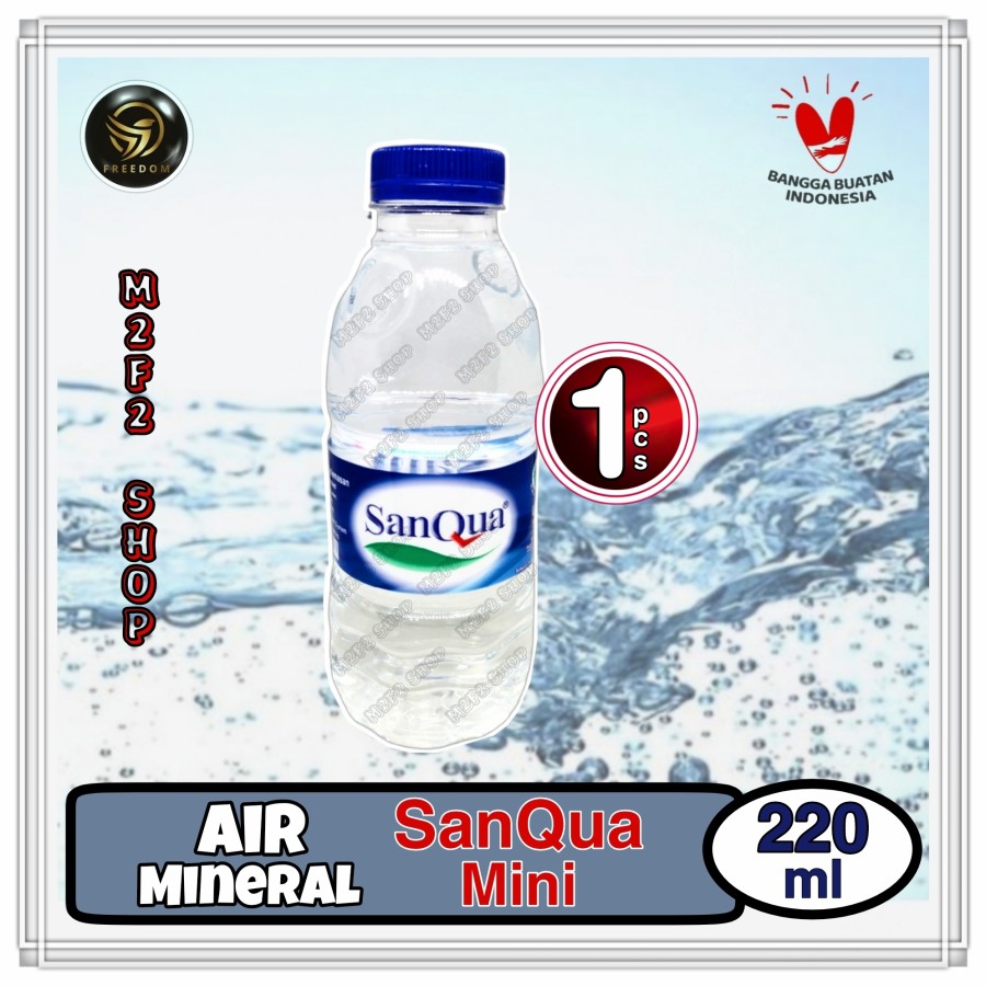 Air Mineral Sanqua Baby Mini Botol Plastik Pet - 220 ml (Kemasan Satuan ...