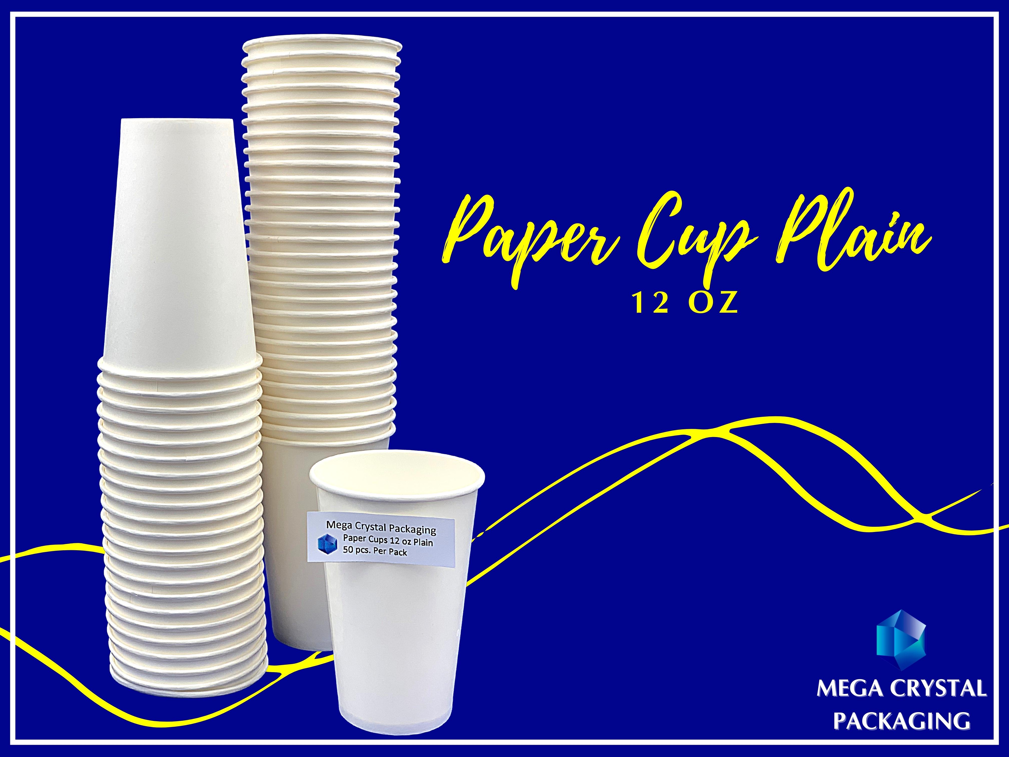 Paper Cup Plain / Printed / Party Cups 6.5 oz / 8 oz / 9 oz / 12 oz ...