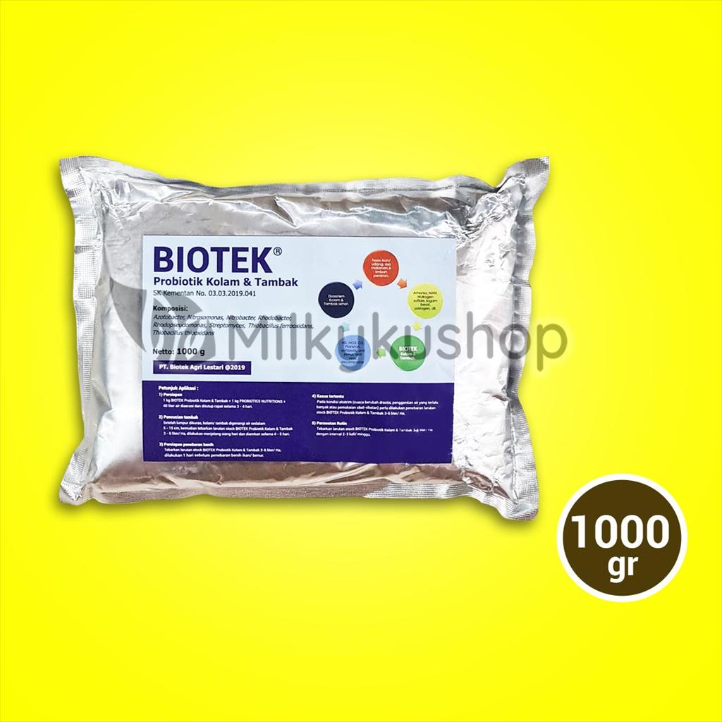 BIOTEK PROBIOTIK KOLAM DAN TAMBAK 1000 GRAM | Lazada Indonesia