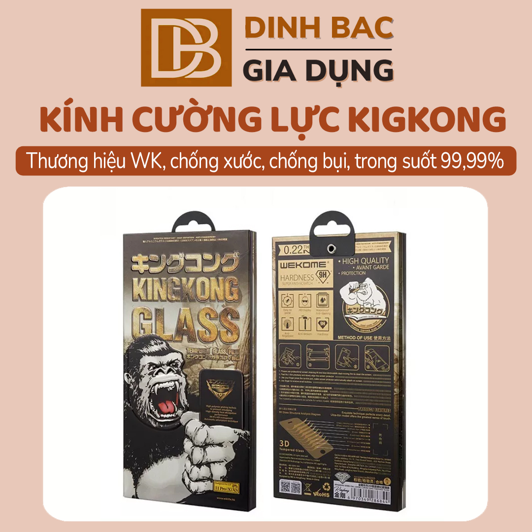 Kính Cường Lực KingKong  Full Màn