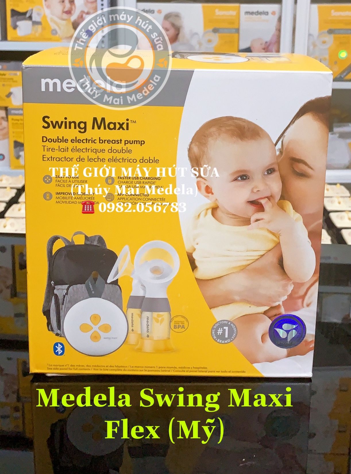 MÁY HÚT SỮA MEDELA SWING MAXI FLEX PLUS [MỸ]