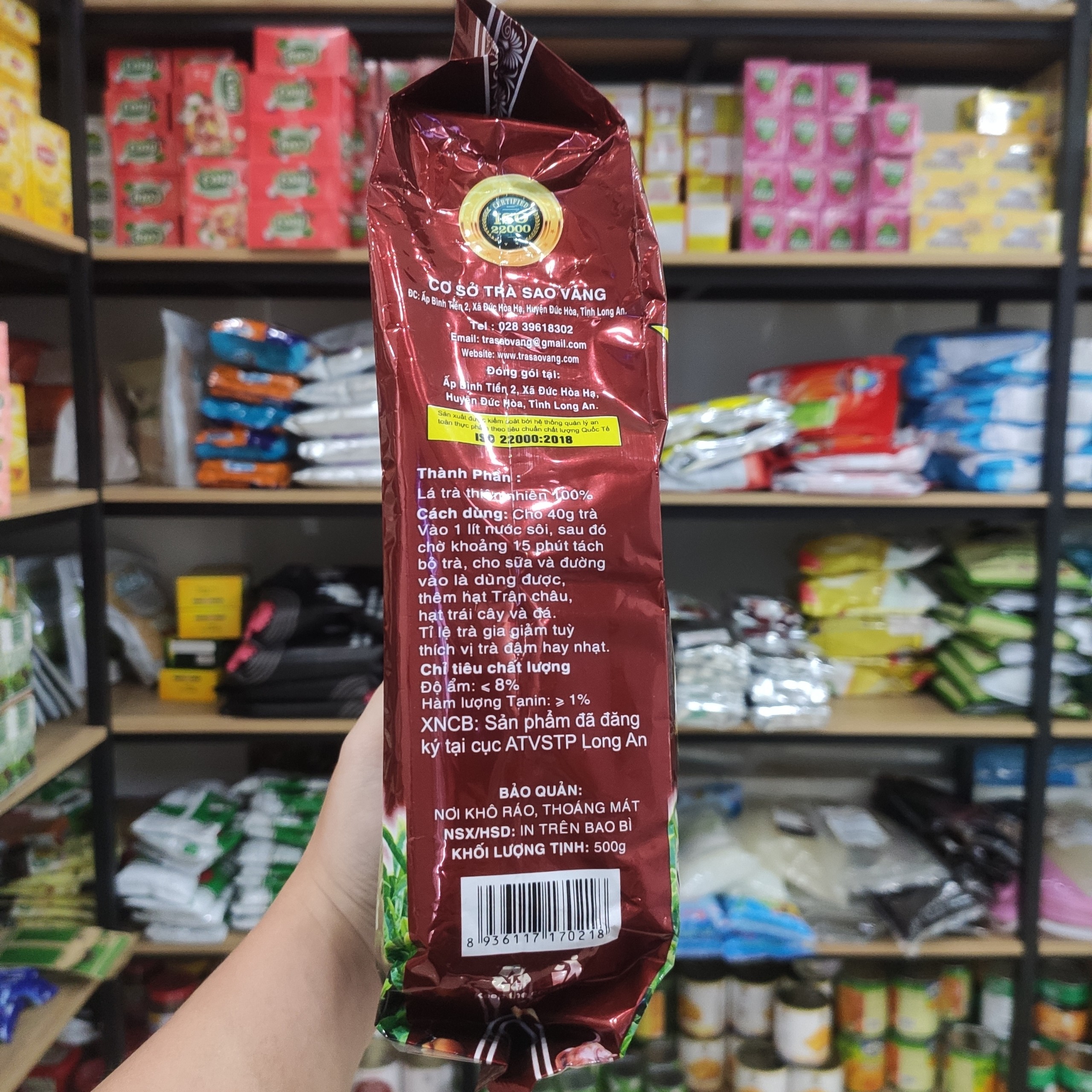 Trà Đen Sao Vàng Số 9 - 500g - Trà Pha Trà Sữa