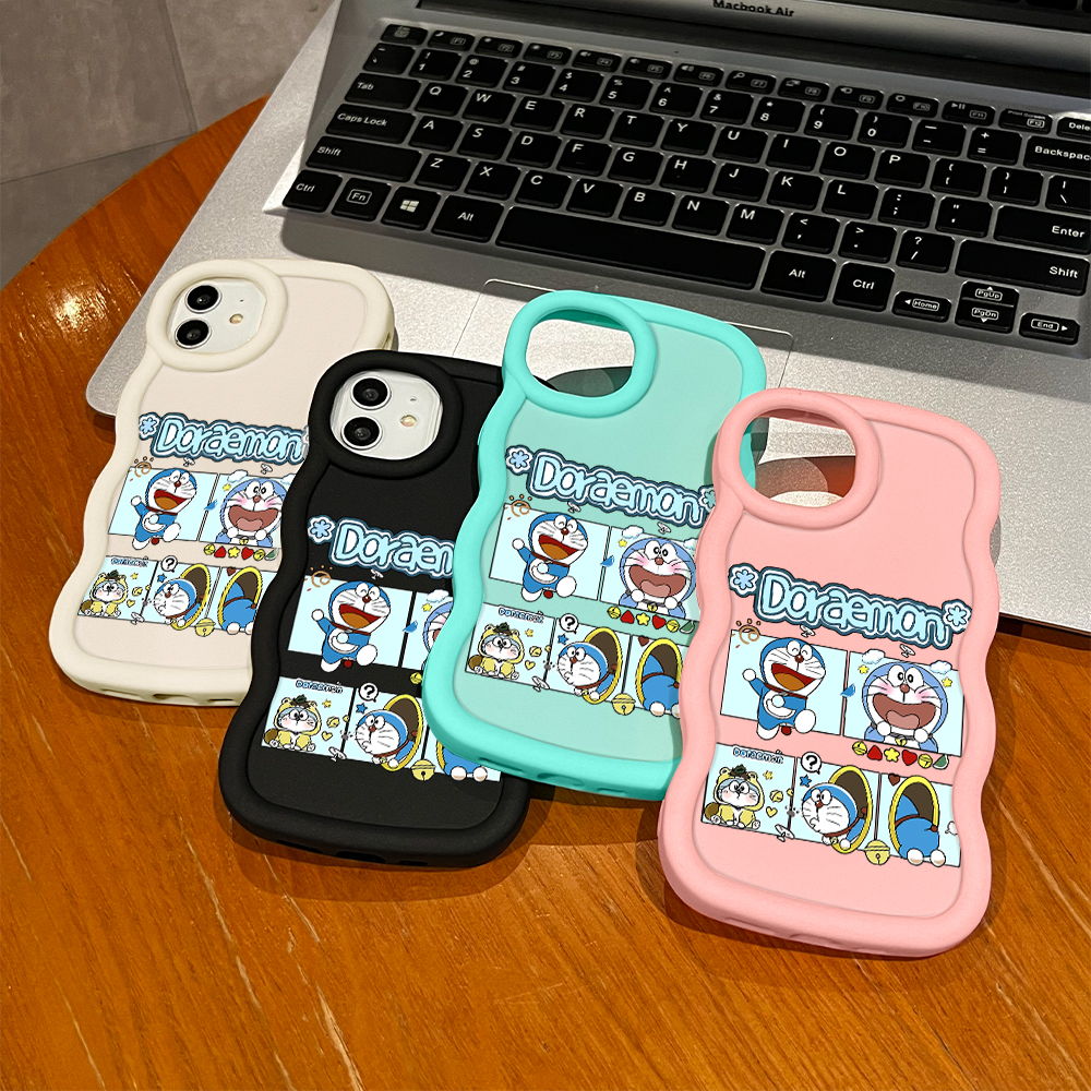 FELMYST%20for%20Samsung%20A16%20Back%20Cover%20Big%20Wave%20Edge%20Soft%20Silicone%20Cartoon%20Doraemon%20Pattern%20Macaron%20Phone%20Case%20-%20Image%208