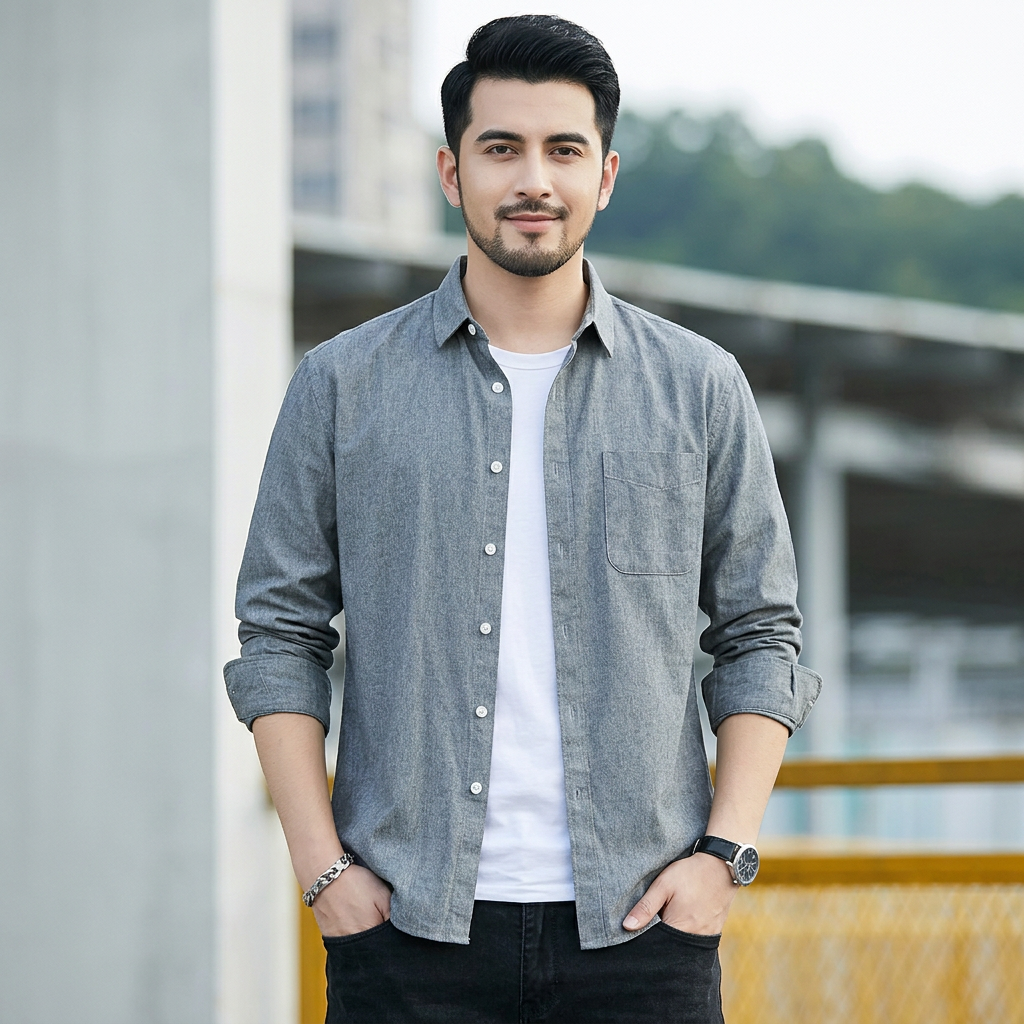 Men's Stylish & Fashionable Trendy Good Looking Long Sleeve Formal Shirt TAMANNA EXPORT (LX)