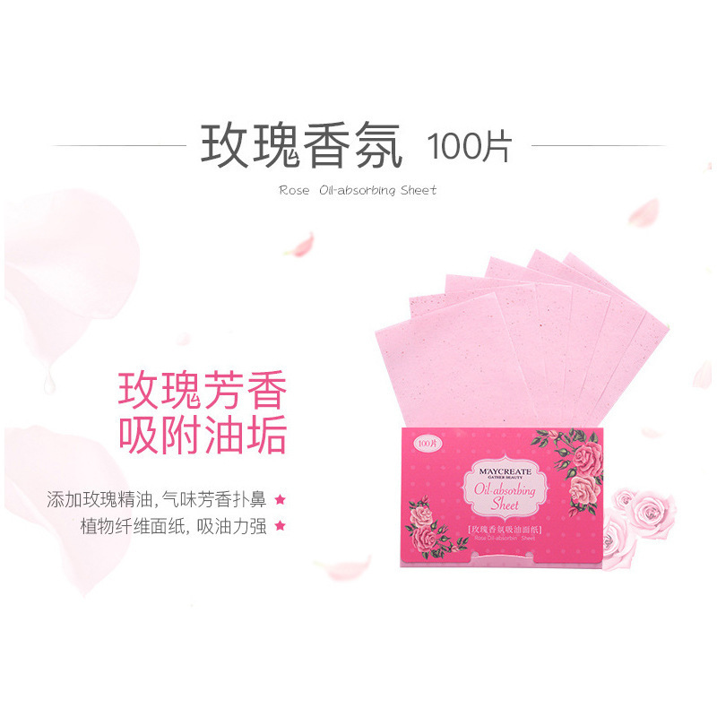 Giấy thấm dầu Maycreate nội địa Trung gói 100 tờ