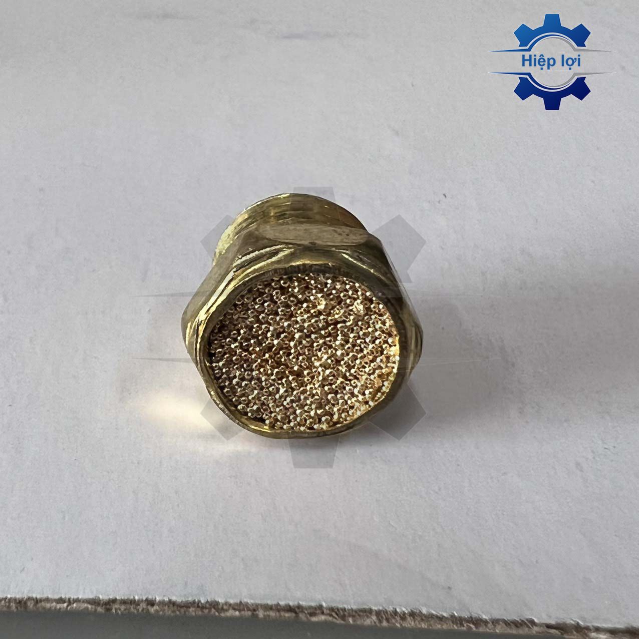 Giảm thanh khí nén đồng SLM – lọc bụi, giảm tiếng ồn, dùng bền cho hệ thống hơi
