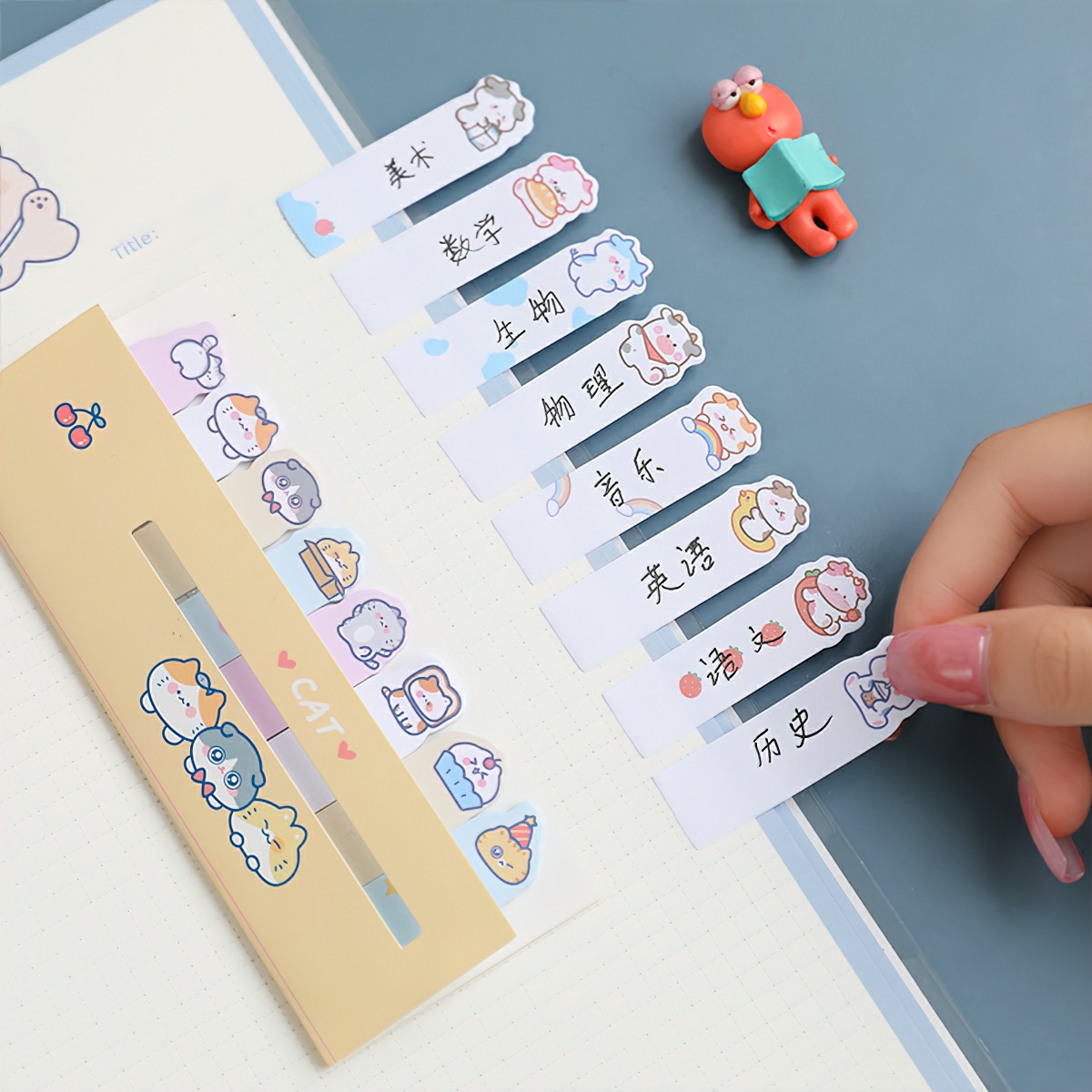 120 cute colorful pattern sticky notes